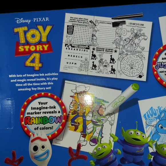 Disney Pixar Toy Story 4 Imagine Ink 4 in1 Activity Set NWOT - Picture 3 of 9